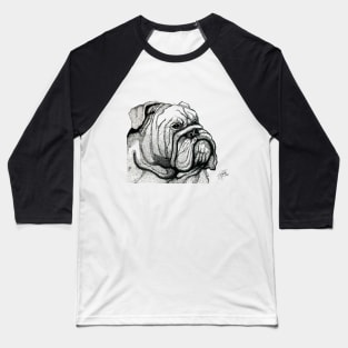 English Bulldog Baseball T-Shirt